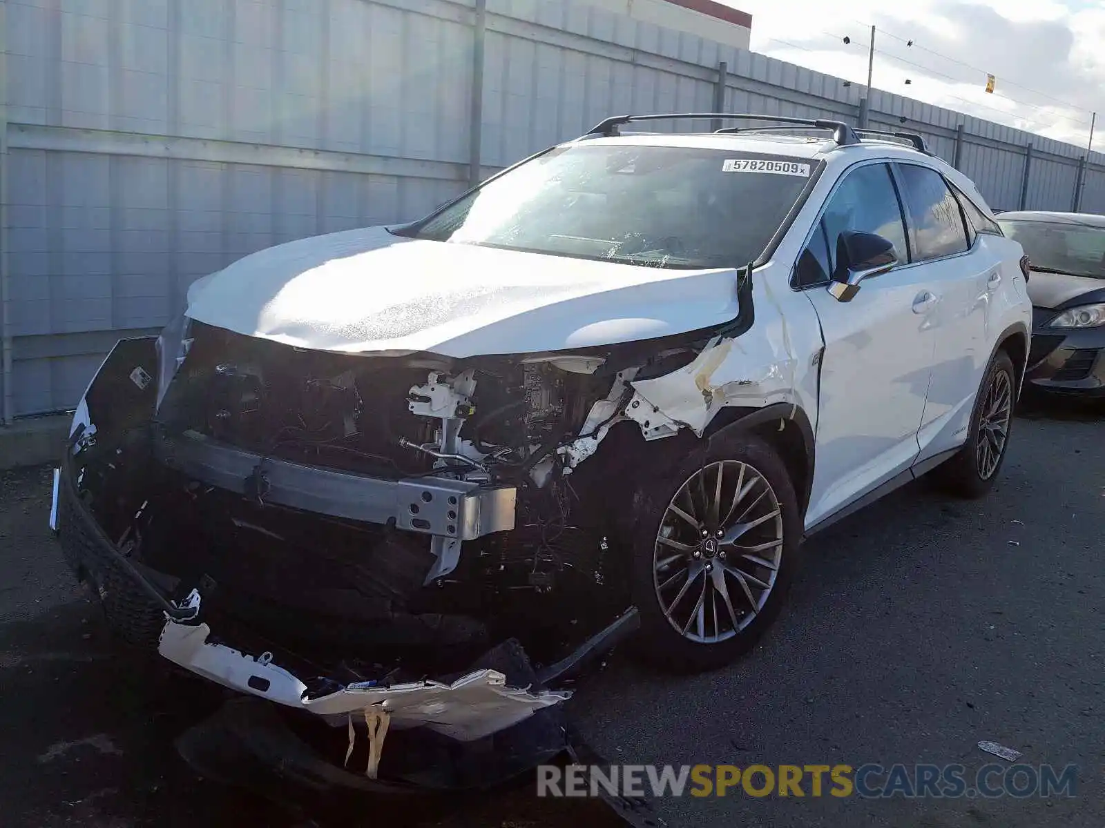 2 Photograph of a damaged car 2T2BGMCA2KC041170 LEXUS RX 450H BA 2019