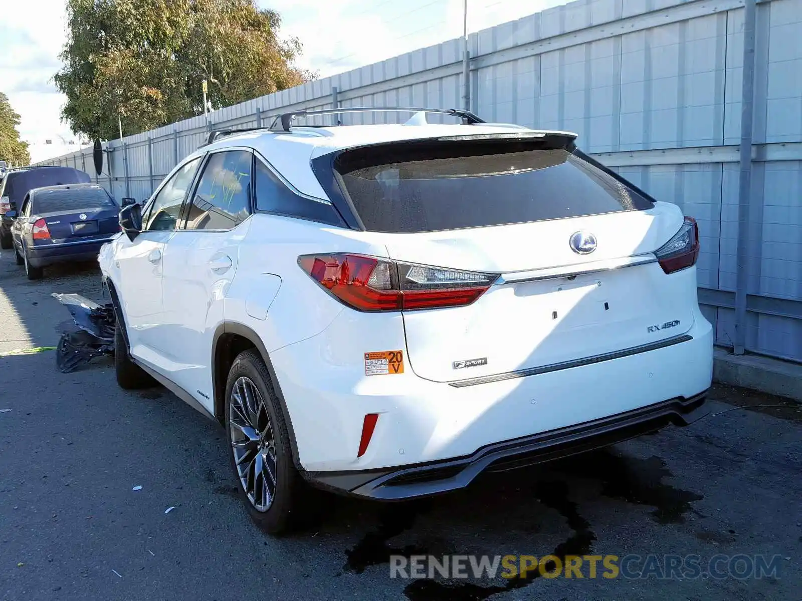 3 Photograph of a damaged car 2T2BGMCA2KC041170 LEXUS RX 450H BA 2019