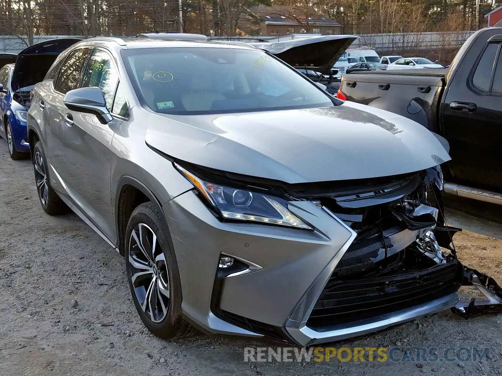 1 Photograph of a damaged car 2T2BGMCA2KC042478 LEXUS RX 450H BA 2019