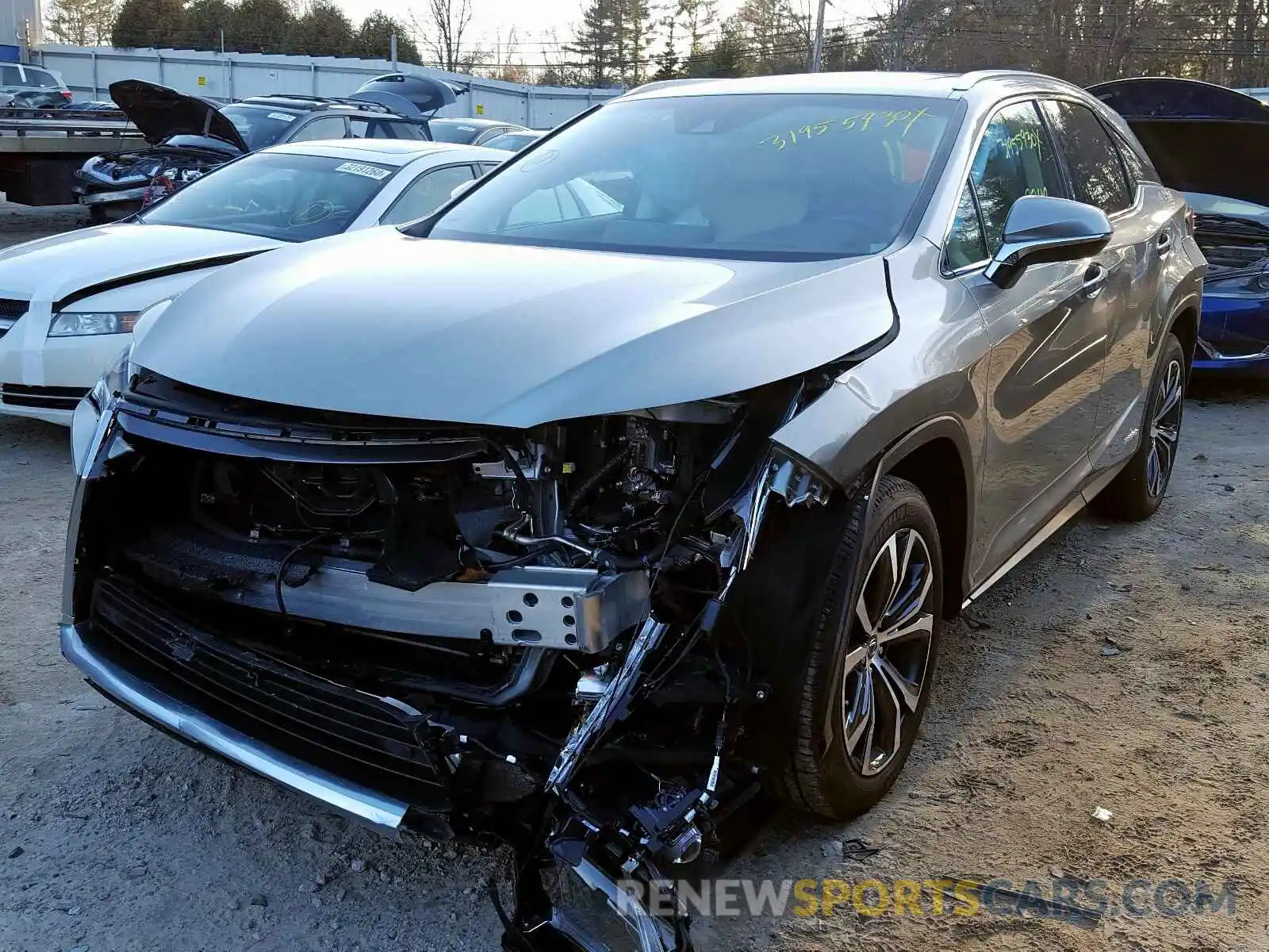 2 Photograph of a damaged car 2T2BGMCA2KC042478 LEXUS RX 450H BA 2019