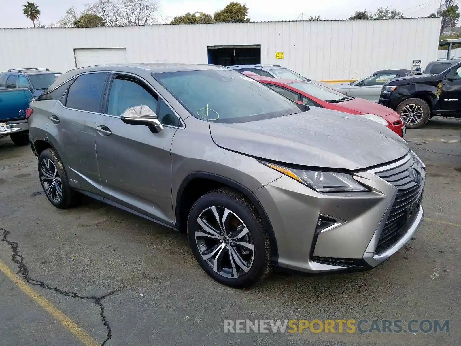 1 Photograph of a damaged car 2T2BGMCA2KC042576 LEXUS RX 450H BA 2019