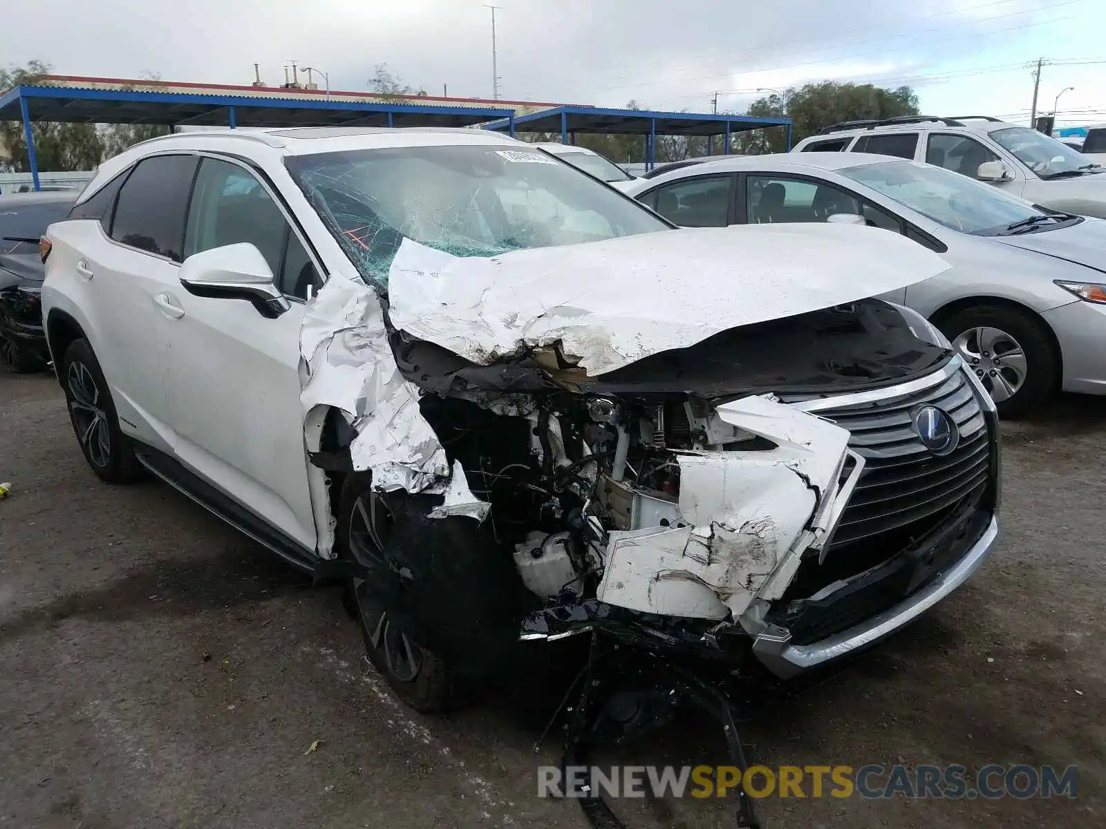 1 Photograph of a damaged car 2T2BGMCA3KC032185 LEXUS RX 450H BA 2019