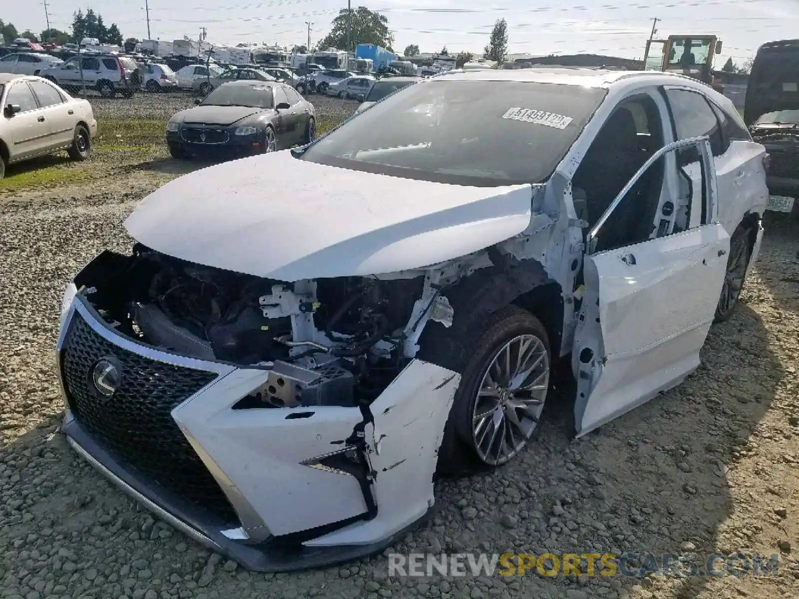 2 Фотография поврежденного автомобиля 2T2BGMCA3KC032204 LEXUS RX 450H BA 2019