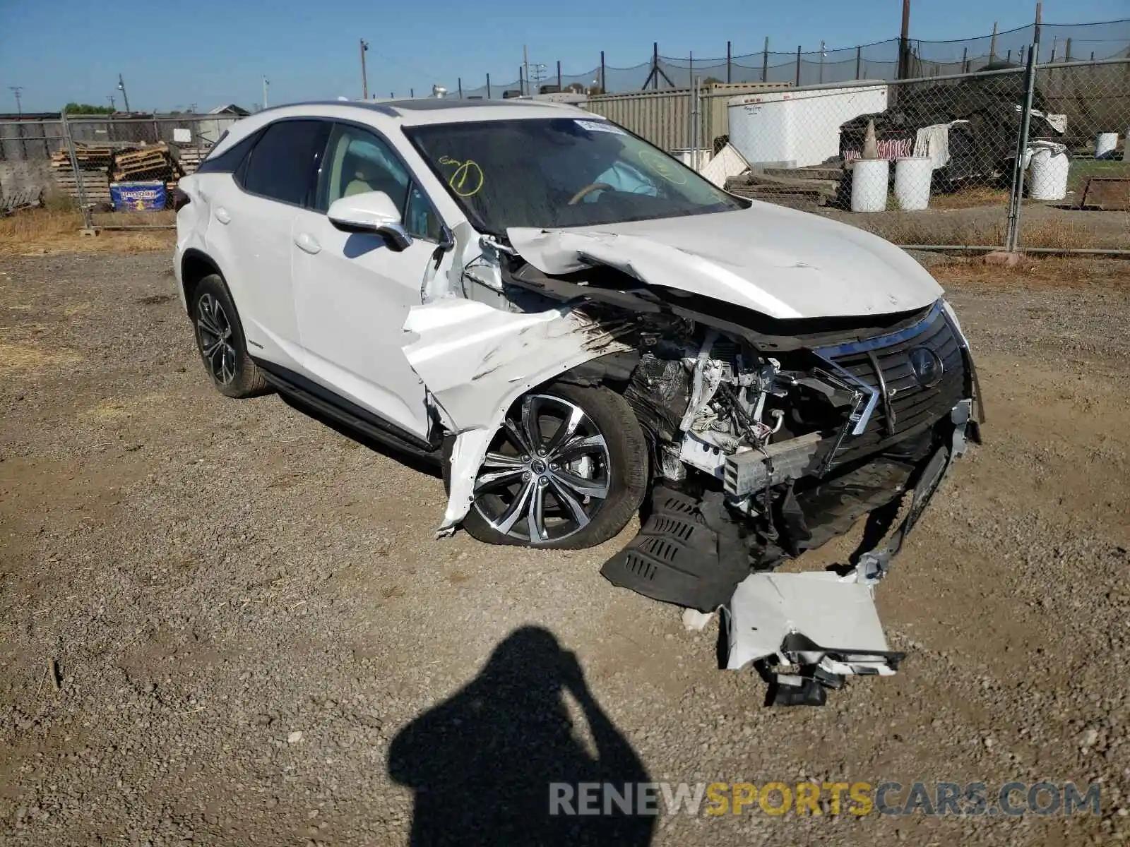 1 Фотография поврежденного автомобиля 2T2BGMCA3KC038729 LEXUS RX 450H BA 2019