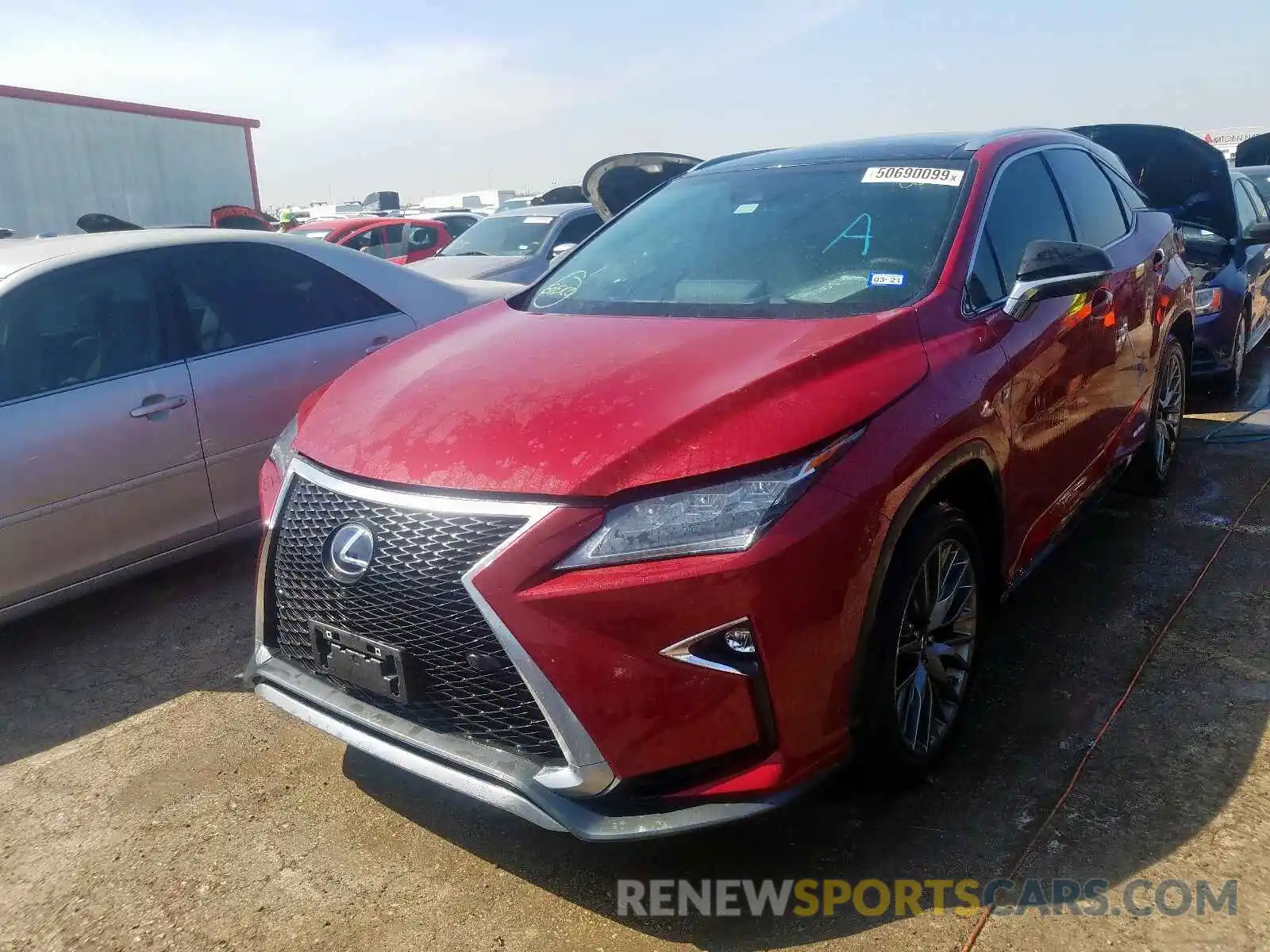 2 Photograph of a damaged car 2T2BGMCA4KC033698 LEXUS RX 450H BA 2019