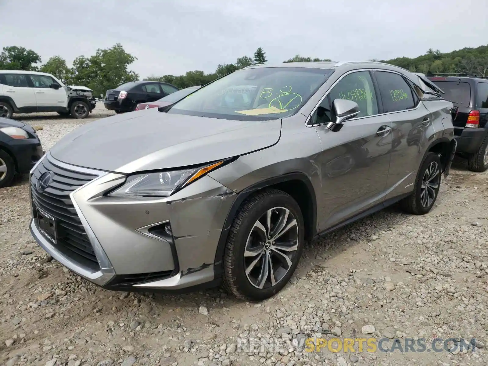 2 Photograph of a damaged car 2T2BGMCA4KC039629 LEXUS RX 450H BA 2019