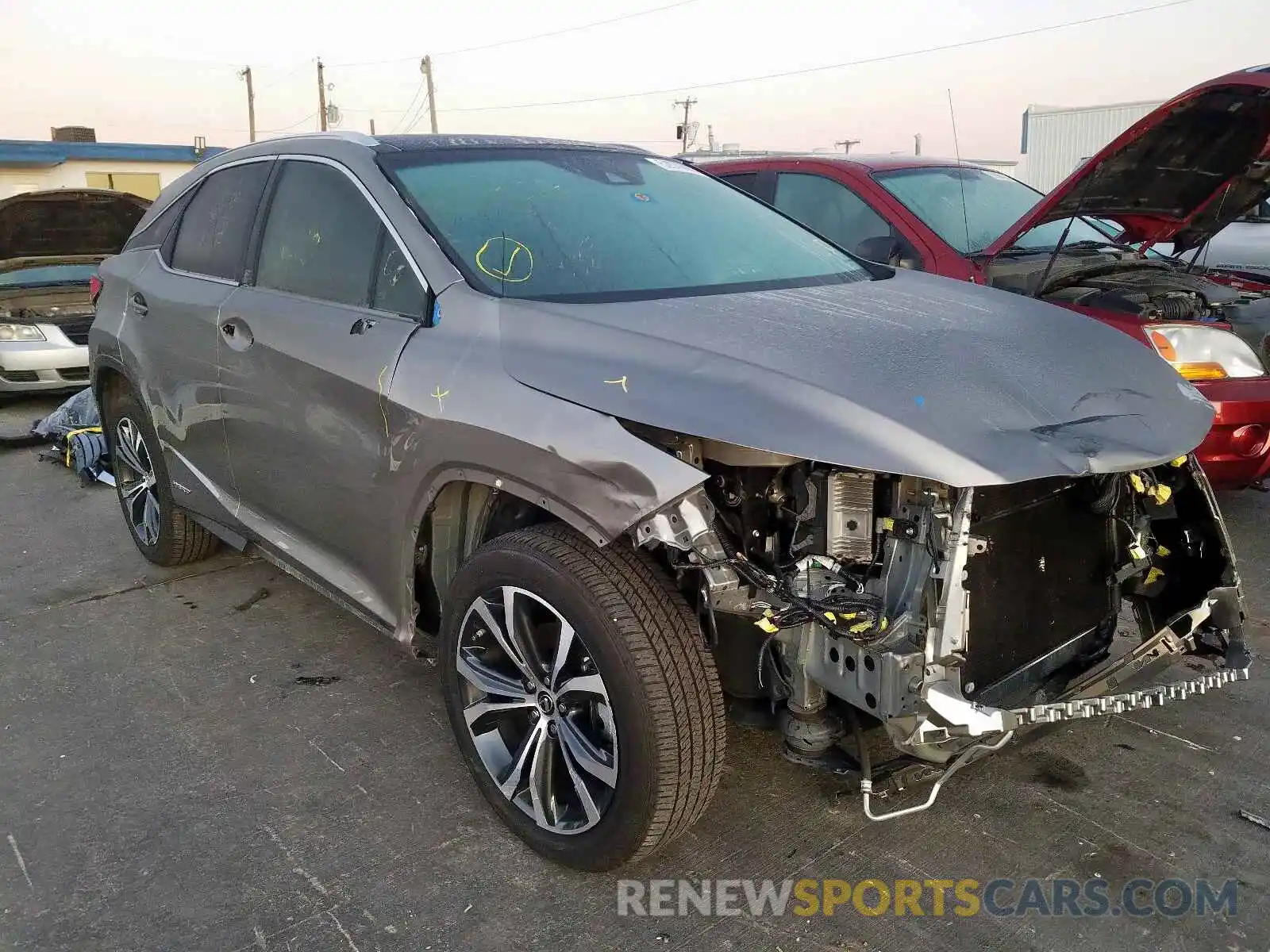 1 Фотография поврежденного автомобиля 2T2BGMCA5KC032480 LEXUS RX 450H BA 2019