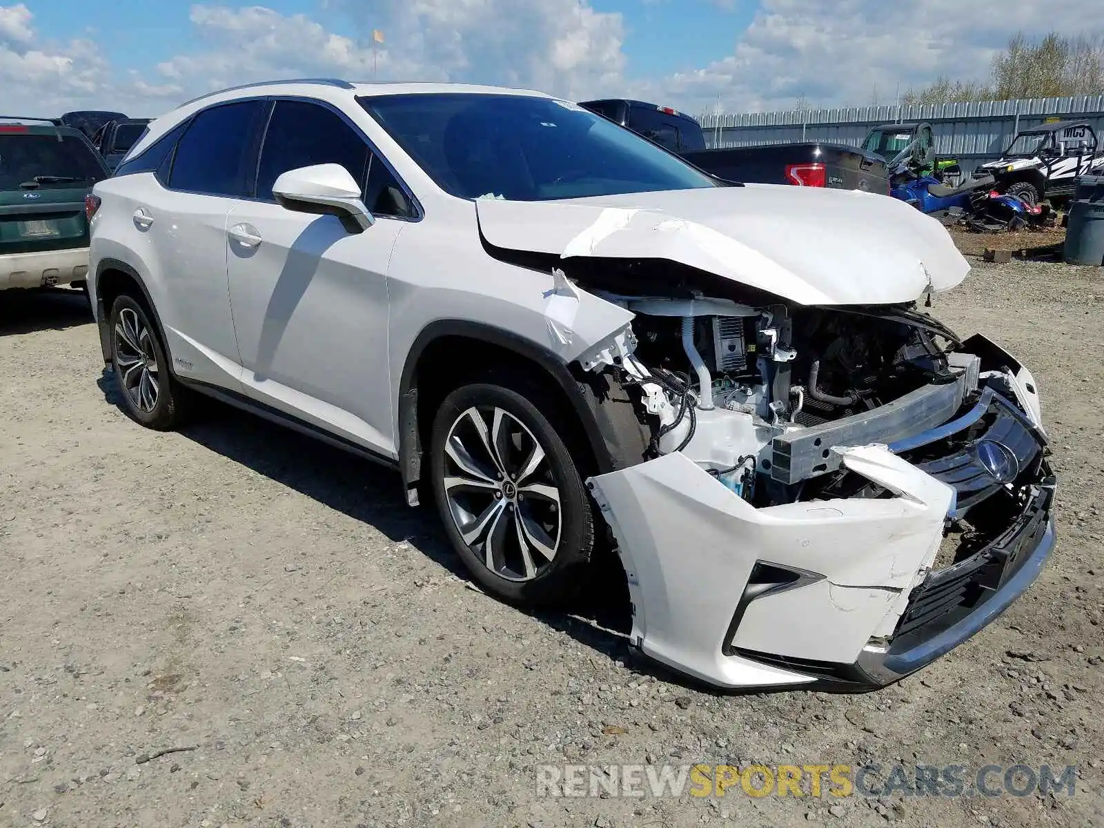 1 Фотография поврежденного автомобиля 2T2BGMCA5KC037050 LEXUS RX 450H BA 2019