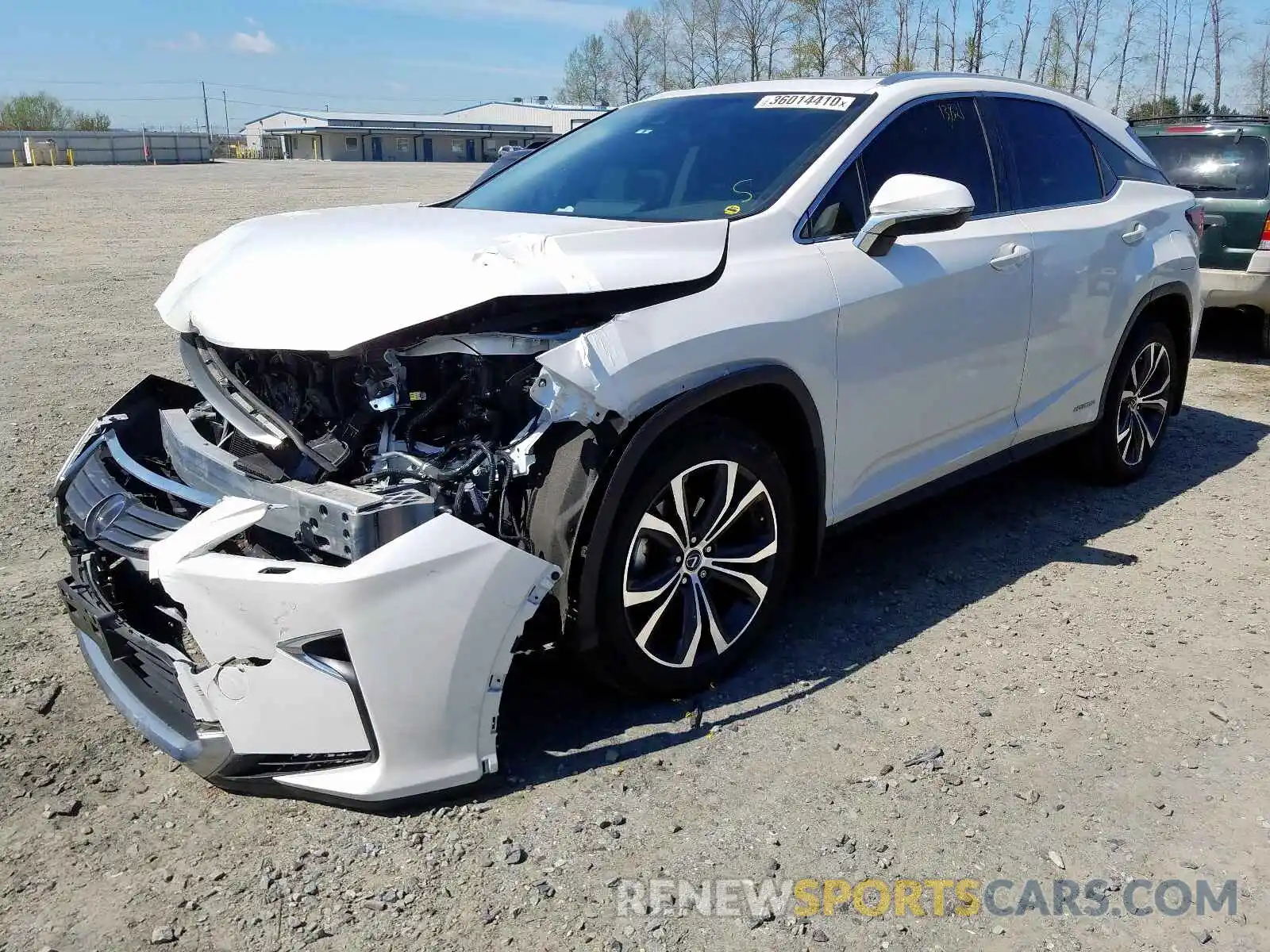 2 Фотография поврежденного автомобиля 2T2BGMCA5KC037050 LEXUS RX 450H BA 2019