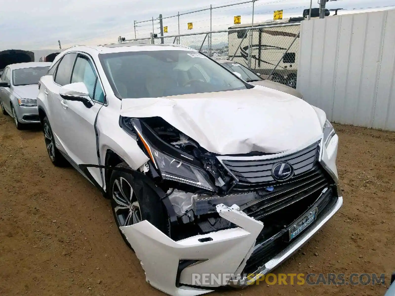 1 Photograph of a damaged car 2T2BGMCA5KC041485 LEXUS RX 450H BA 2019