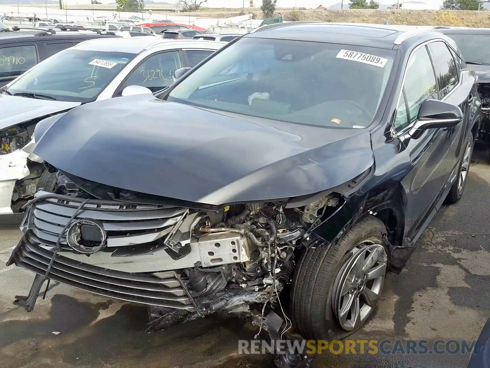 2 Photograph of a damaged car 2T2BGMCA7KC034439 LEXUS RX 450H BA 2019