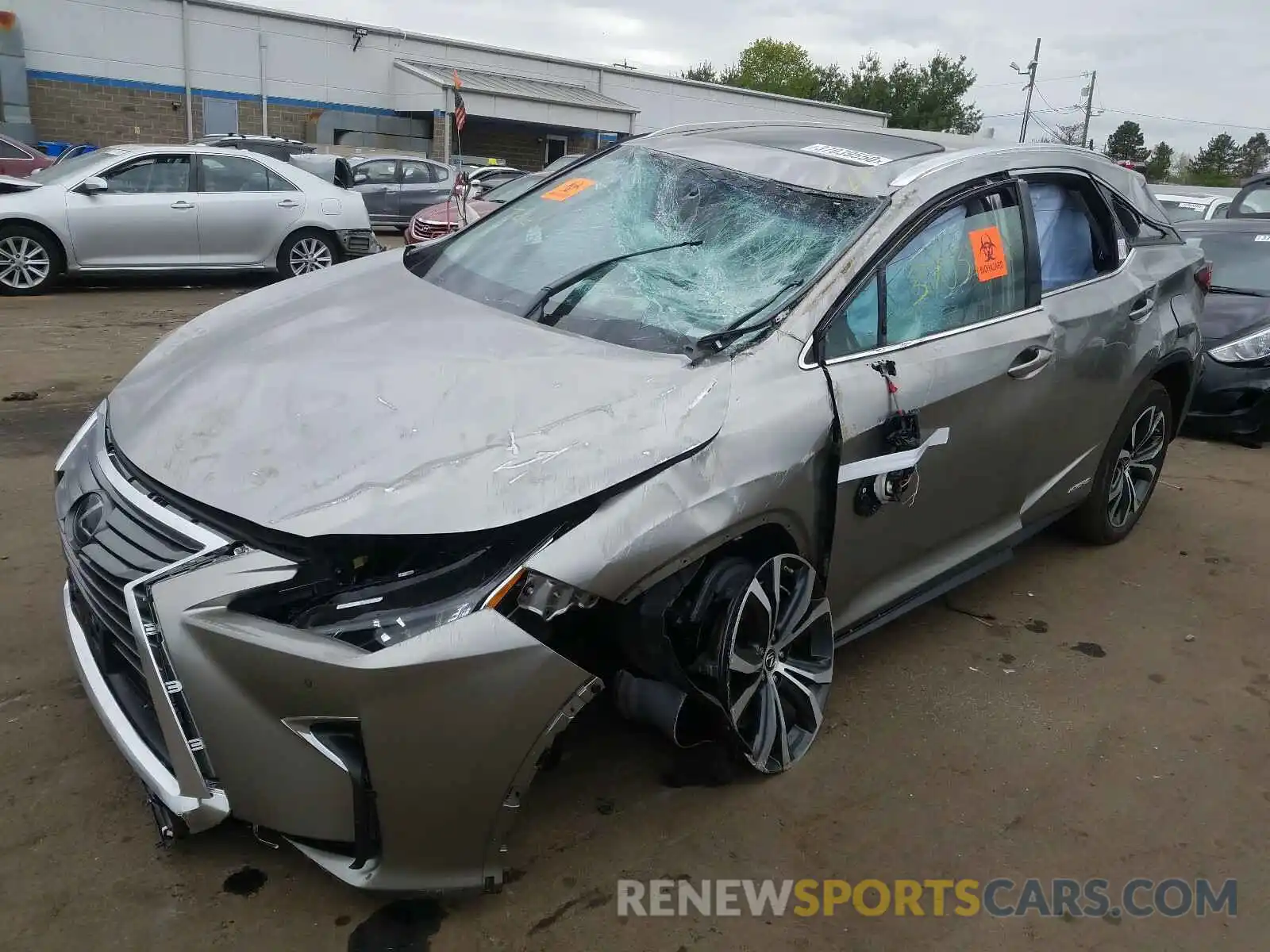 2 Photograph of a damaged car 2T2BGMCA7KC037132 LEXUS RX 450H BA 2019