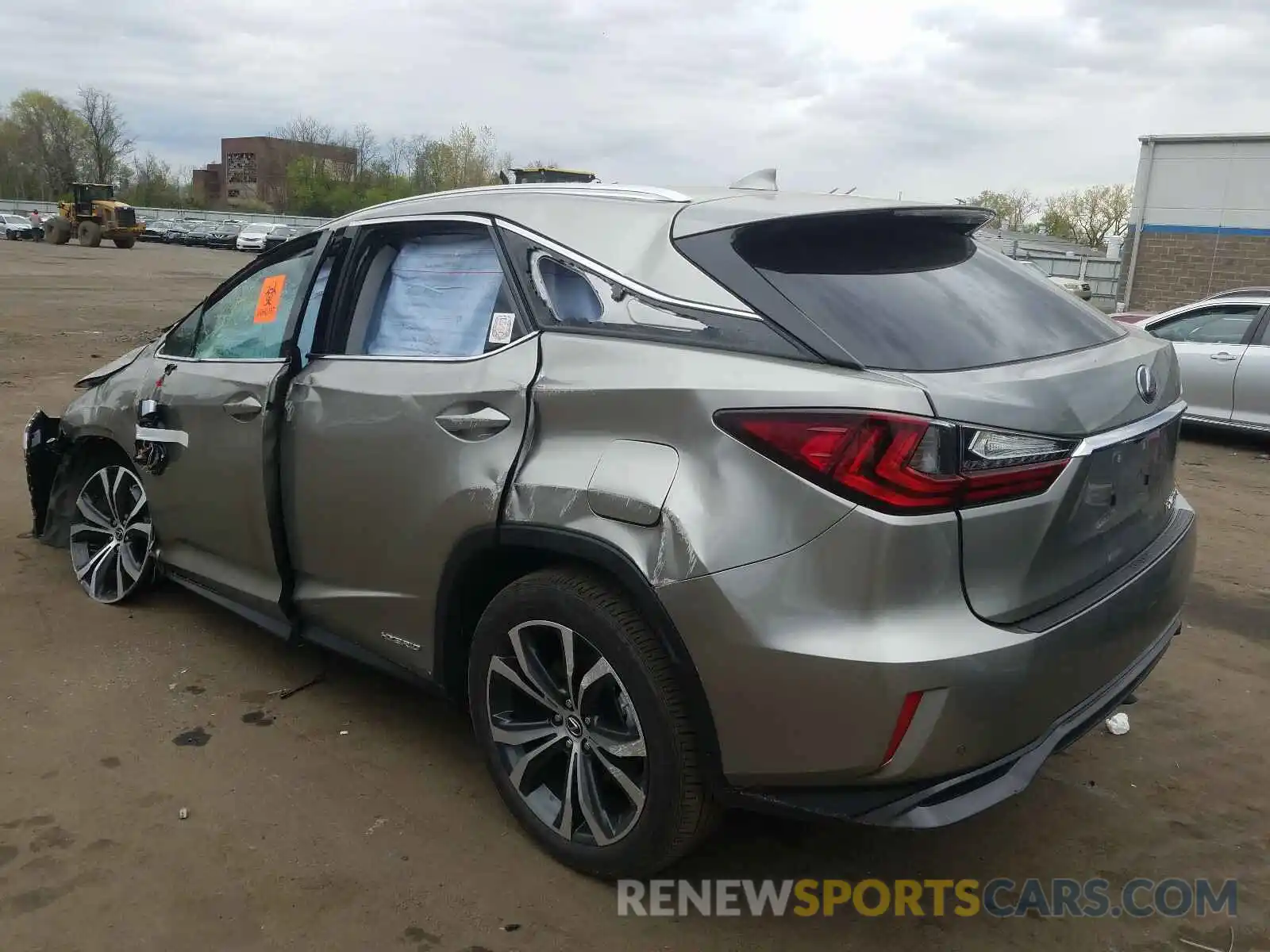 3 Фотография поврежденного автомобиля 2T2BGMCA7KC037132 LEXUS RX 450H BA 2019