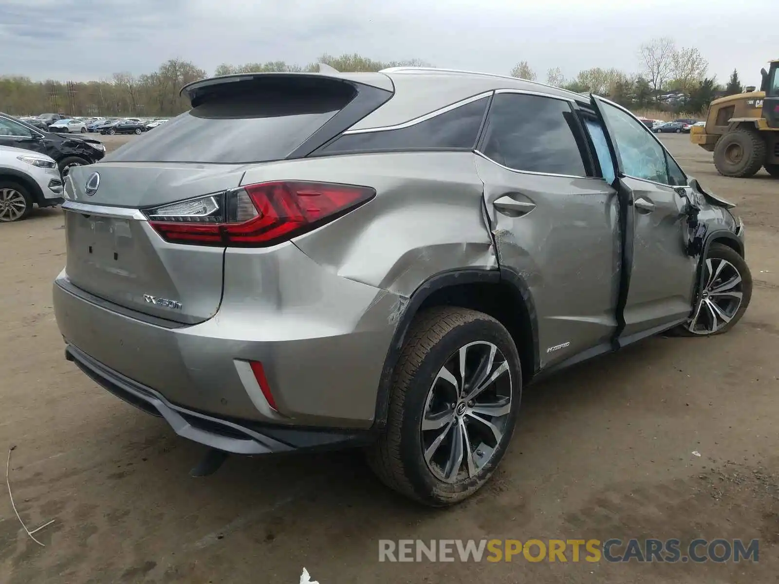 4 Фотография поврежденного автомобиля 2T2BGMCA7KC037132 LEXUS RX 450H BA 2019