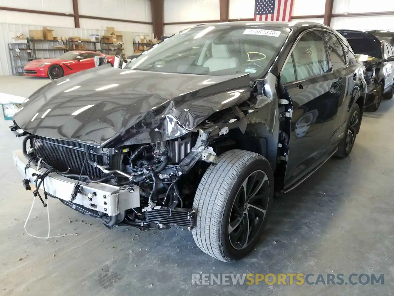 2 Photograph of a damaged car 2T2BGMCA7KC040614 LEXUS RX 450H BA 2019