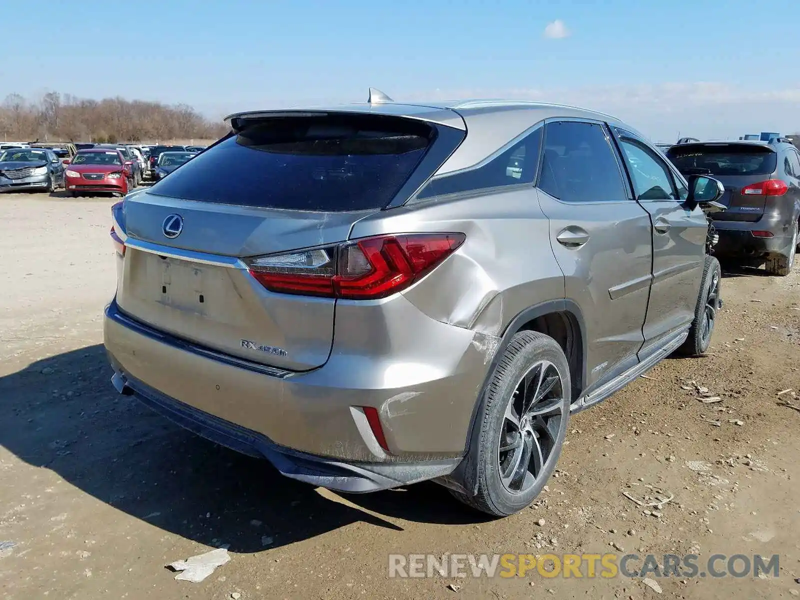 4 Photograph of a damaged car 2T2BGMCA9KC031610 LEXUS RX 450H BA 2019