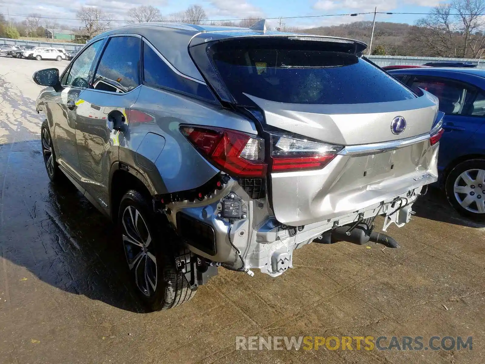 3 Photograph of a damaged car 2T2BGMCAXKC037514 LEXUS RX 450H BA 2019