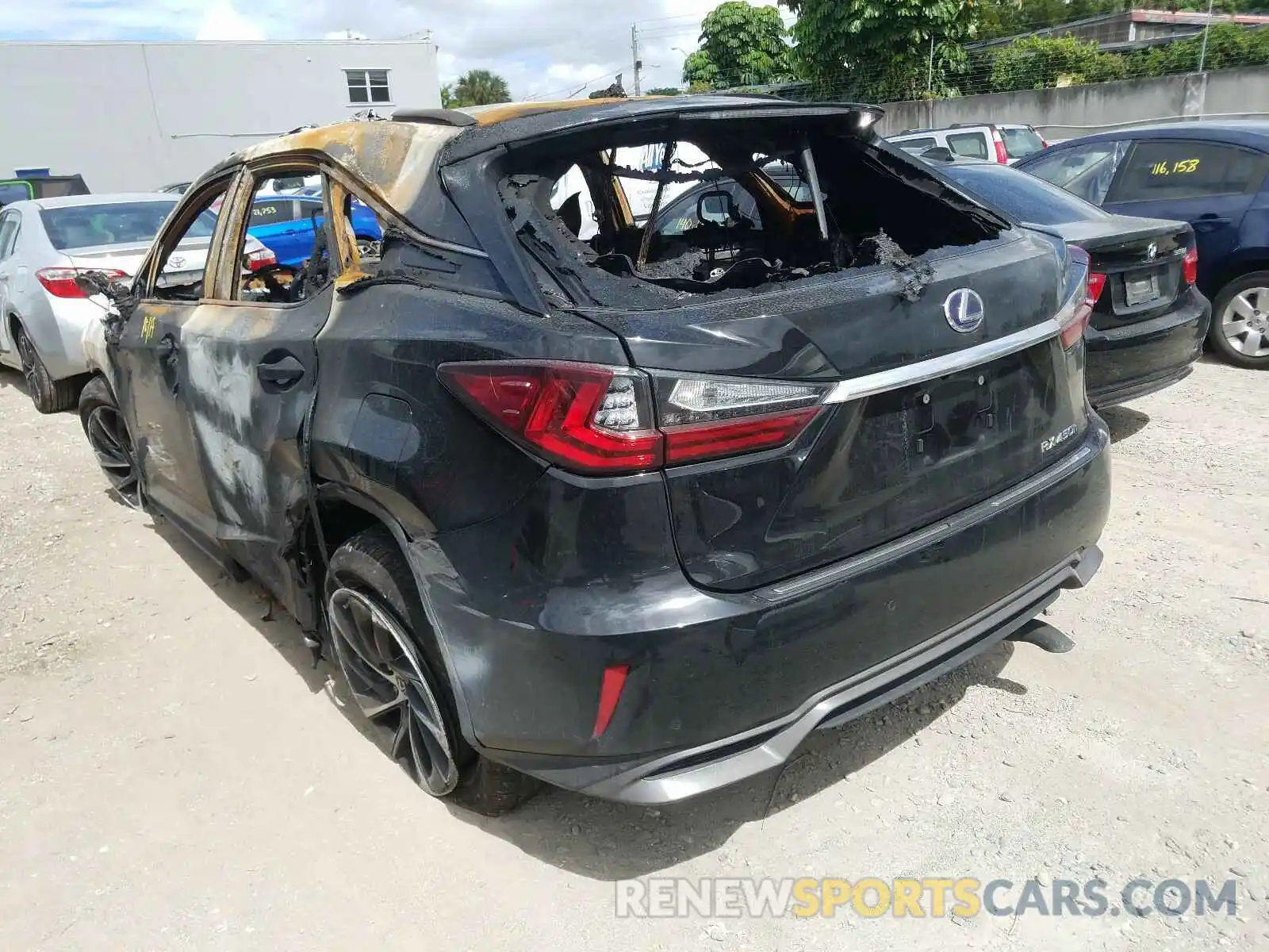 3 Photograph of a damaged car 2T2BGMCAXKC038761 LEXUS RX 450H BA 2019