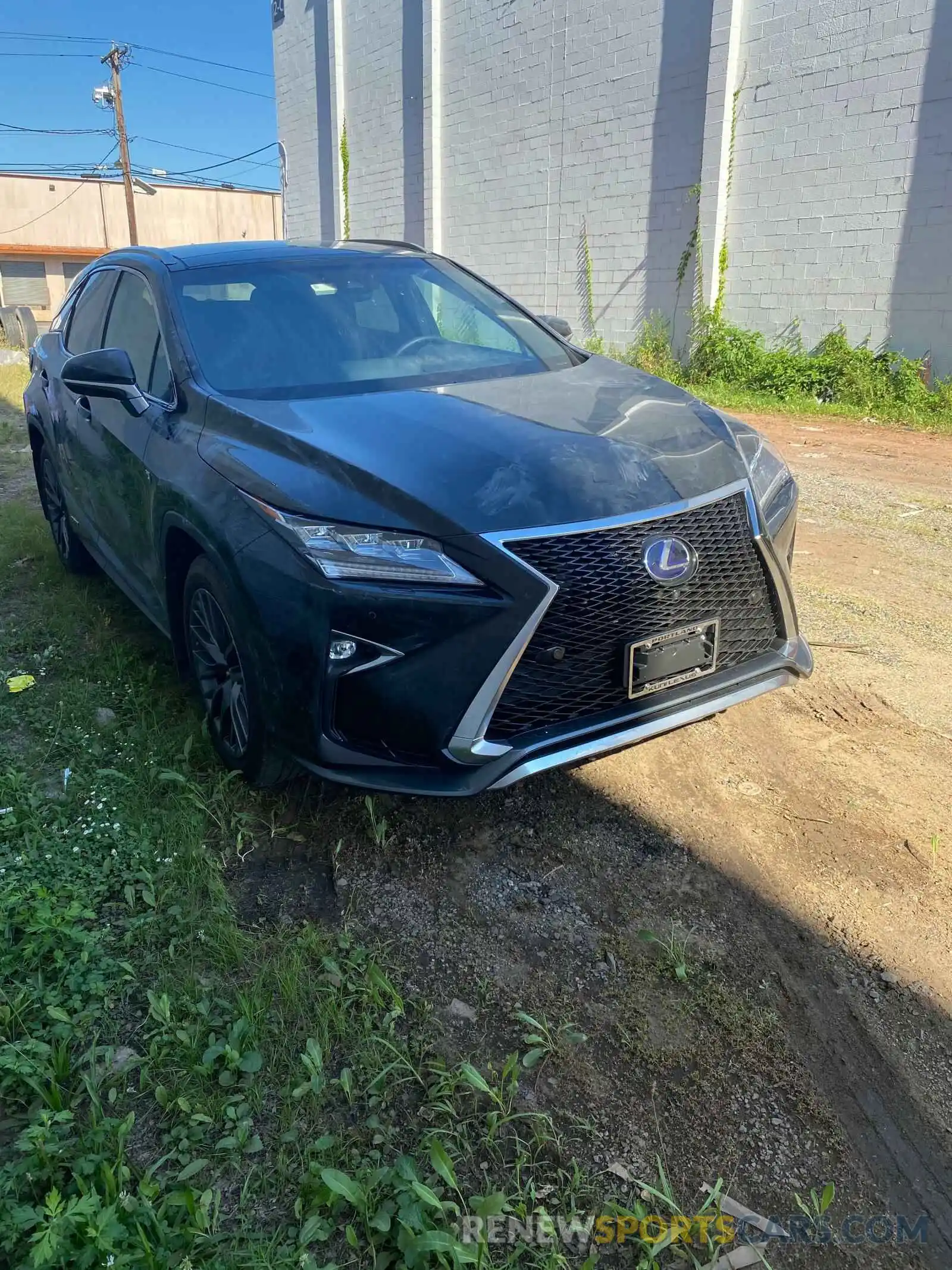 1 Photograph of a damaged car 2T2BGMCAXKC041532 LEXUS RX 450H BA 2019