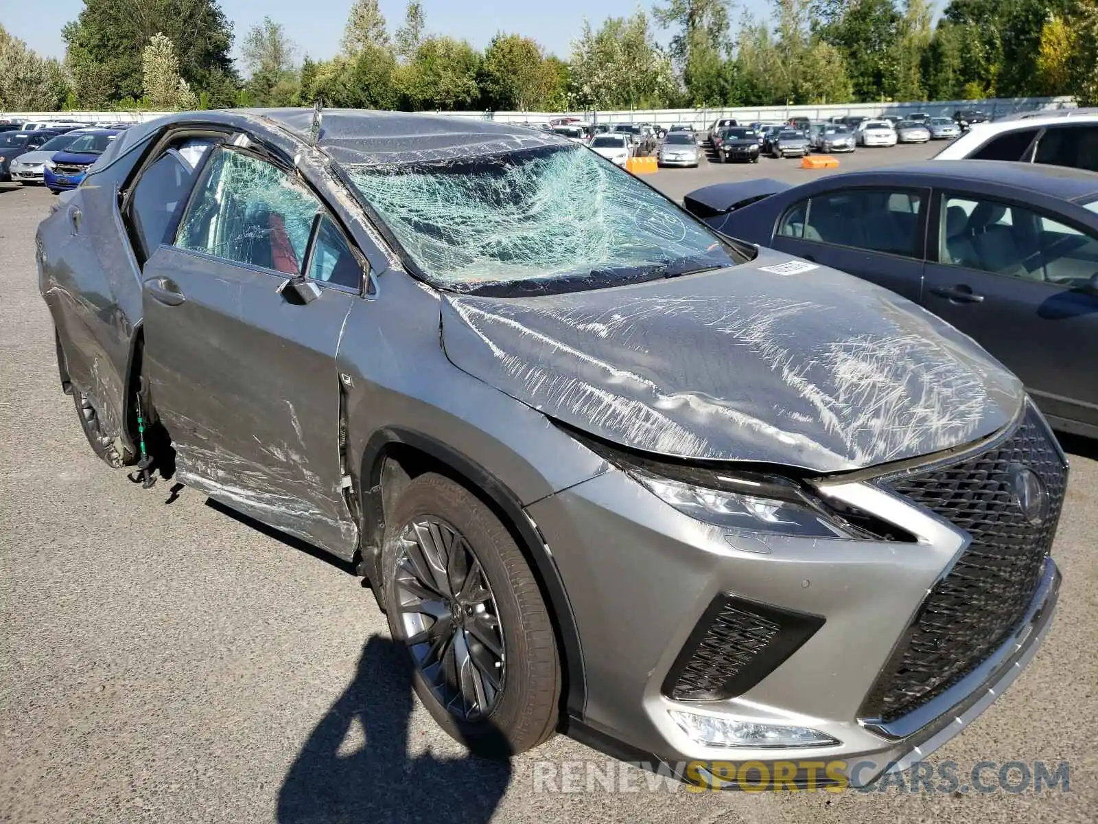 1 Фотография поврежденного автомобиля 2T2SGMDA7LC045425 LEXUS RX 450H F- 2020