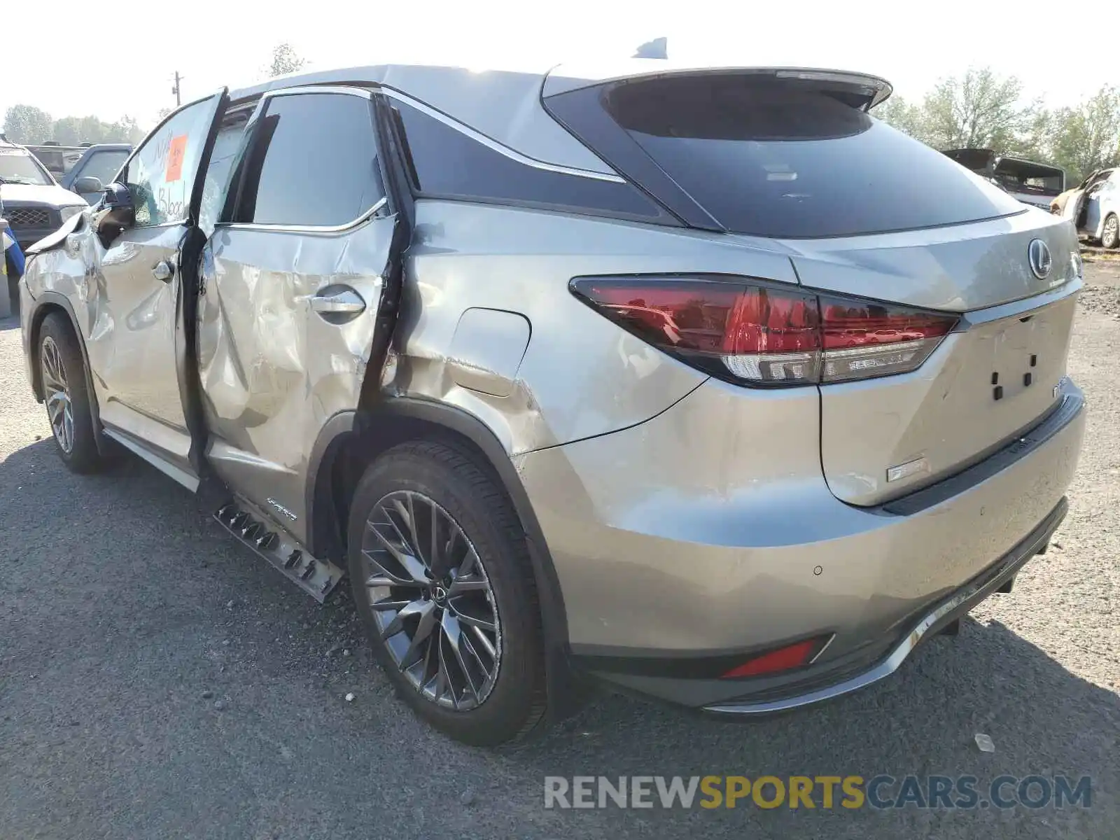 3 Photograph of a damaged car 2T2SGMDA7LC045425 LEXUS RX 450H F- 2020