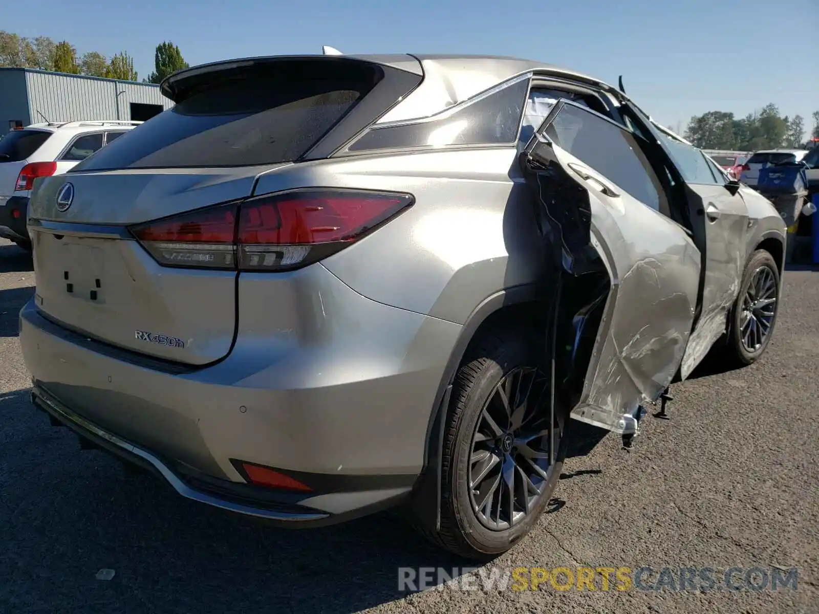 4 Photograph of a damaged car 2T2SGMDA7LC045425 LEXUS RX 450H F- 2020