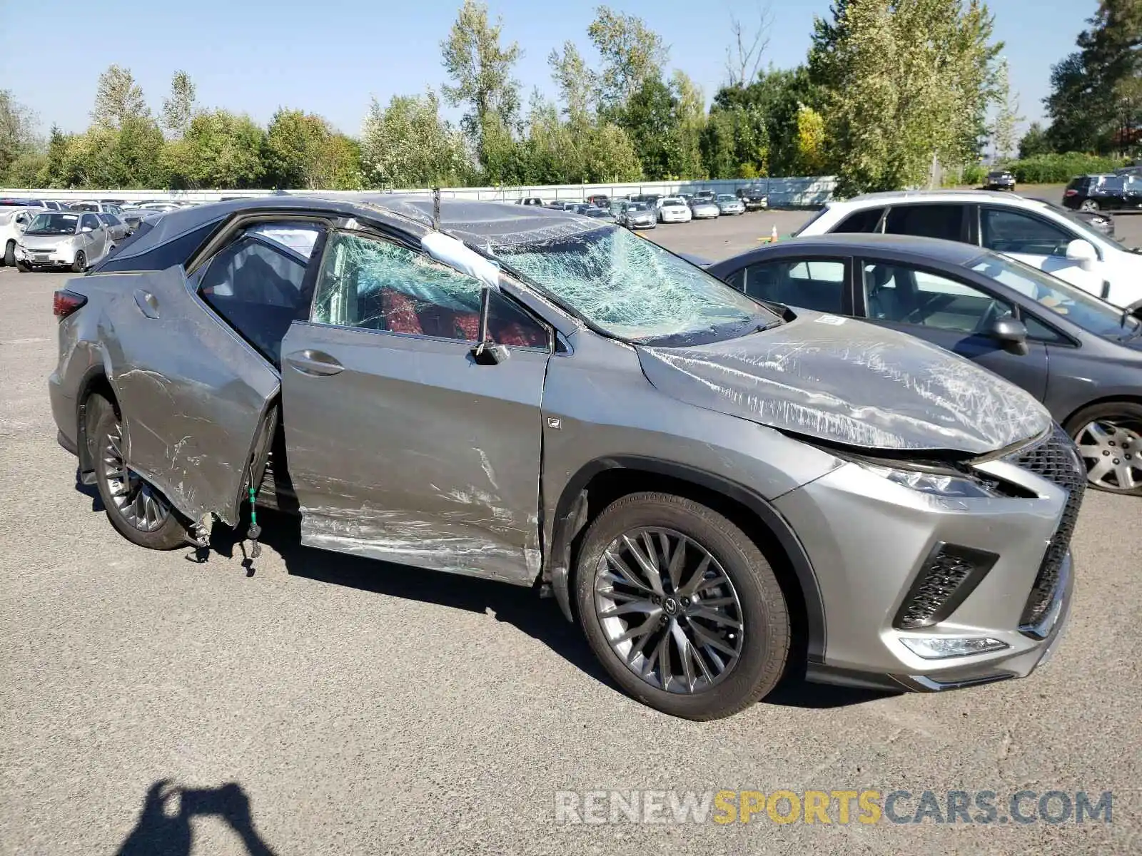 9 Photograph of a damaged car 2T2SGMDA7LC045425 LEXUS RX 450H F- 2020