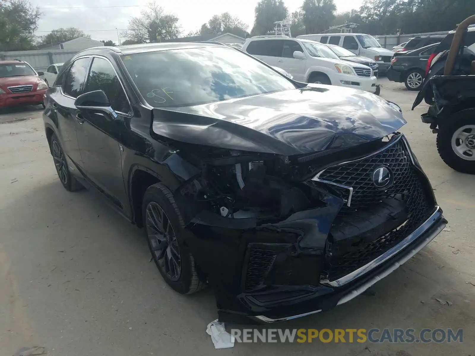 1 Photograph of a damaged car 2T2YGMDA1MC058134 LEXUS RX 450H F- 2021