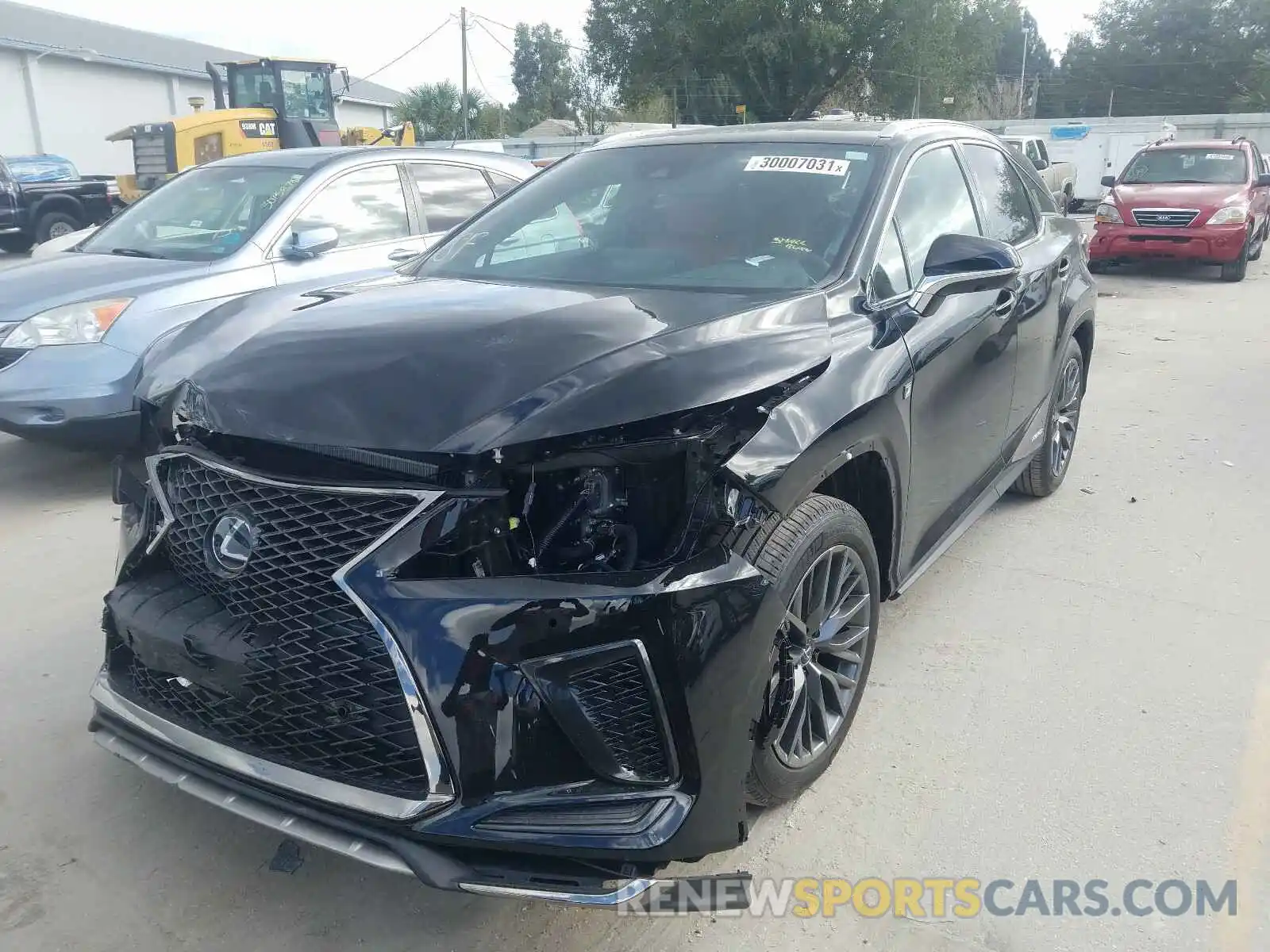 2 Photograph of a damaged car 2T2YGMDA1MC058134 LEXUS RX 450H F- 2021