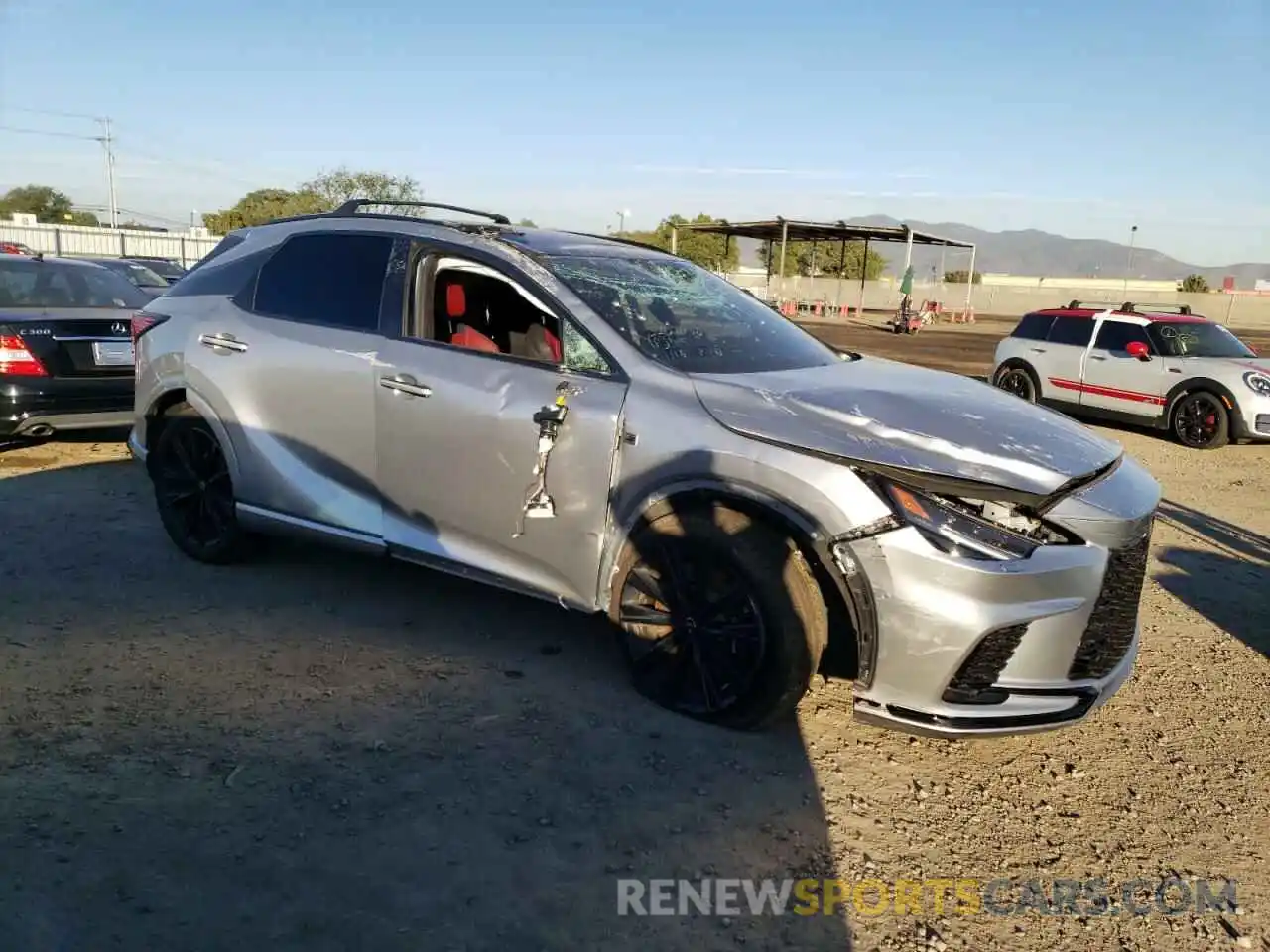 4 Photograph of a damaged car 2T2BCMEA0PC004666 LEXUS RX 500H F 2023