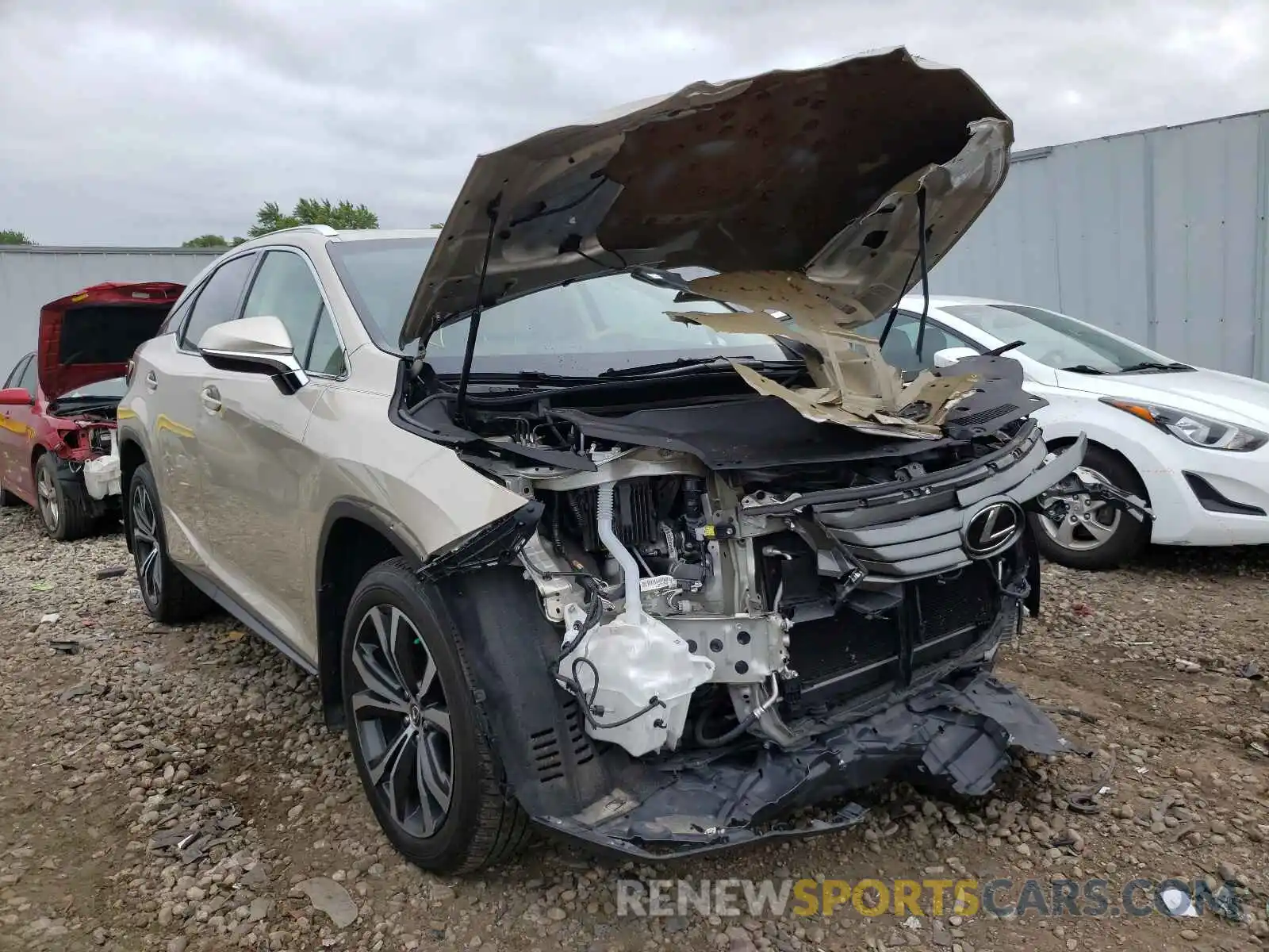 1 Photograph of a damaged car 2T2BZMCA0KC168512 LEXUS RX350 2019