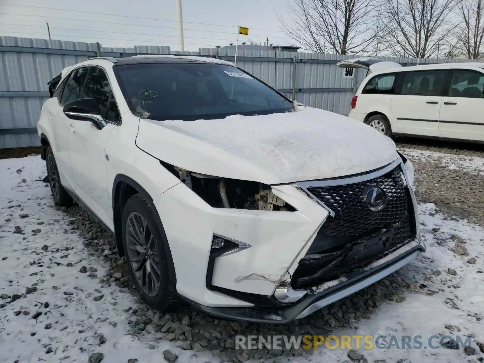 1 Фотография поврежденного автомобиля 2T2BZMCA0KC176643 LEXUS RX350 2019