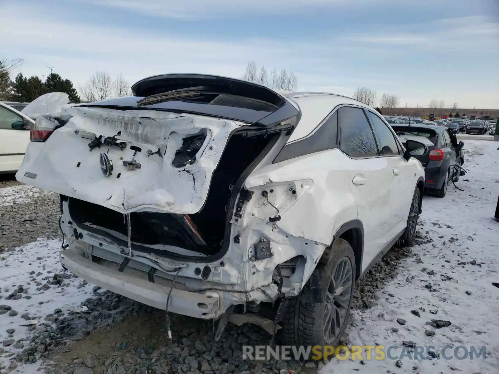 4 Фотография поврежденного автомобиля 2T2BZMCA0KC176643 LEXUS RX350 2019