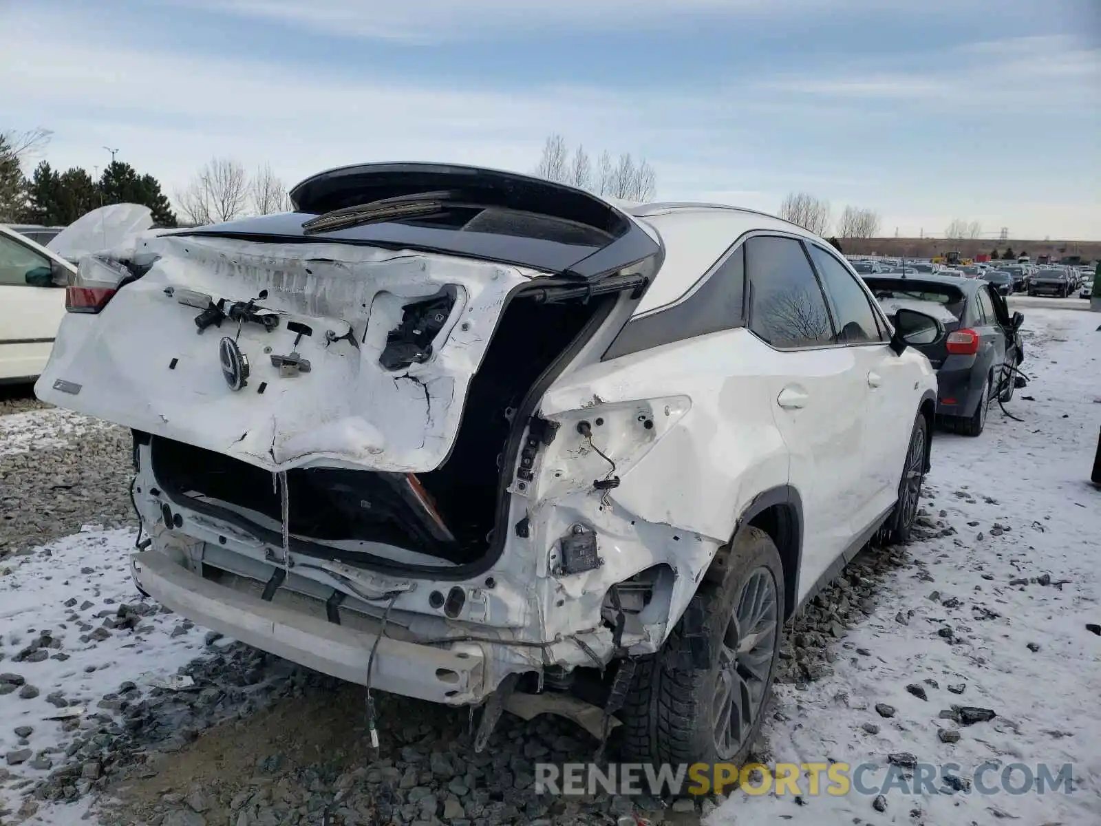 4 Photograph of a damaged car 2T2BZMCA0KC176643 LEXUS RX350 2019