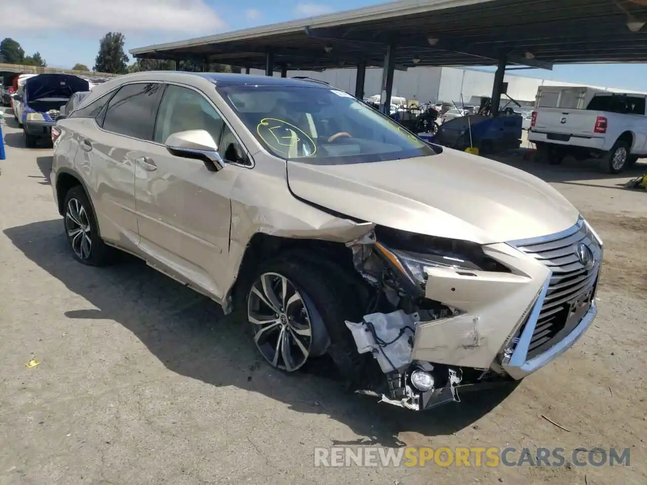 1 Photograph of a damaged car 2T2BZMCA0KC176903 LEXUS RX350 2019