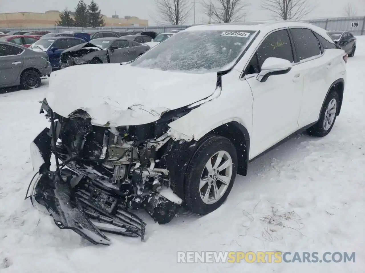 2 Photograph of a damaged car 2T2BZMCA0KC178005 LEXUS RX350 2019