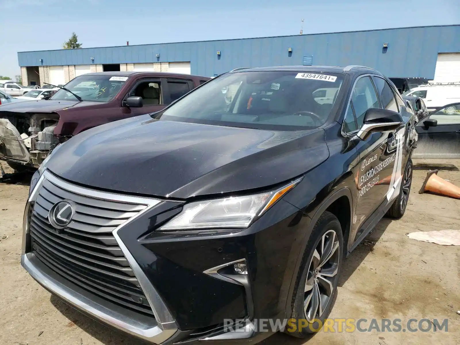 2 Photograph of a damaged car 2T2BZMCA0KC180580 LEXUS RX350 2019