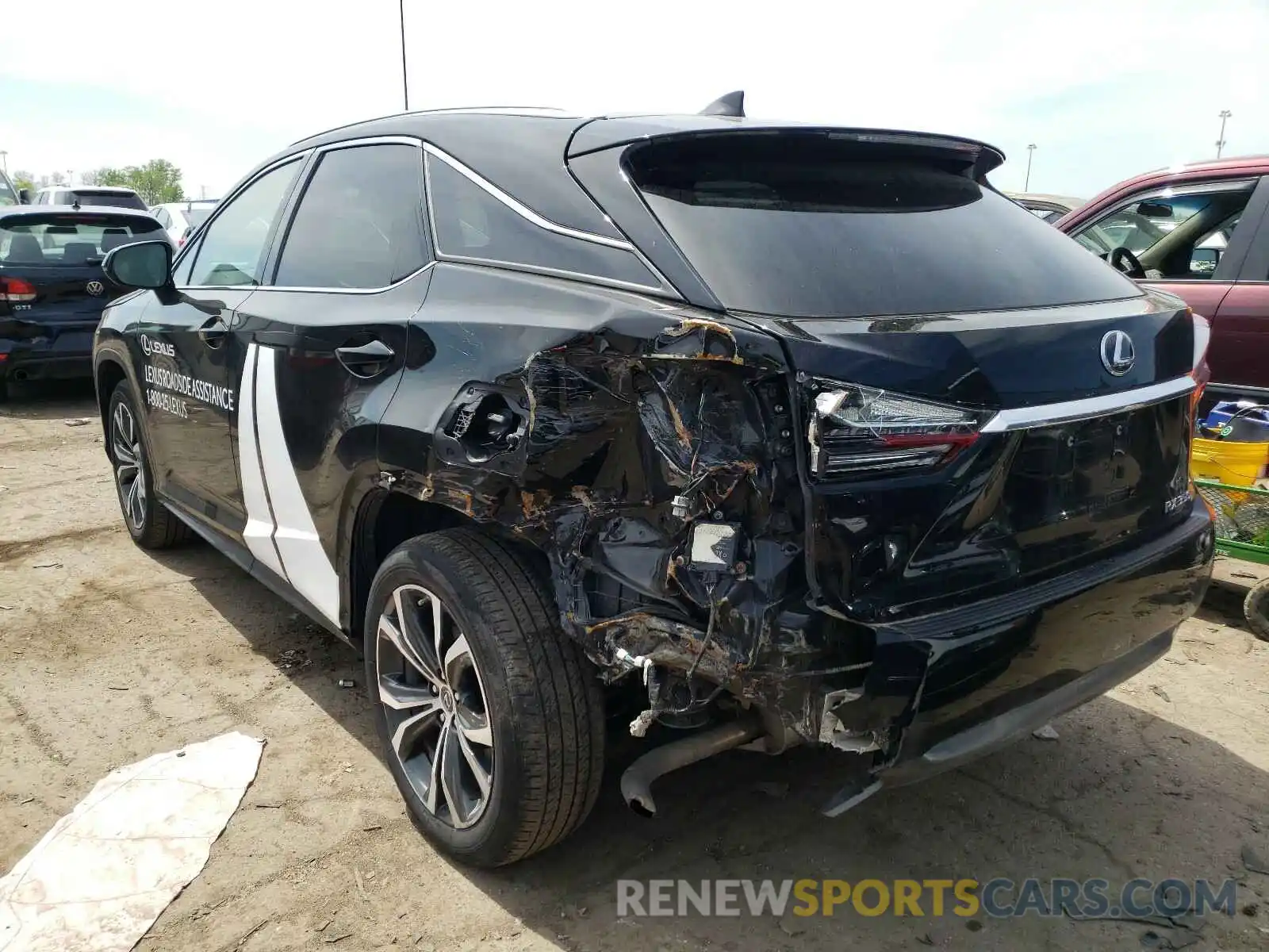 3 Photograph of a damaged car 2T2BZMCA0KC180580 LEXUS RX350 2019