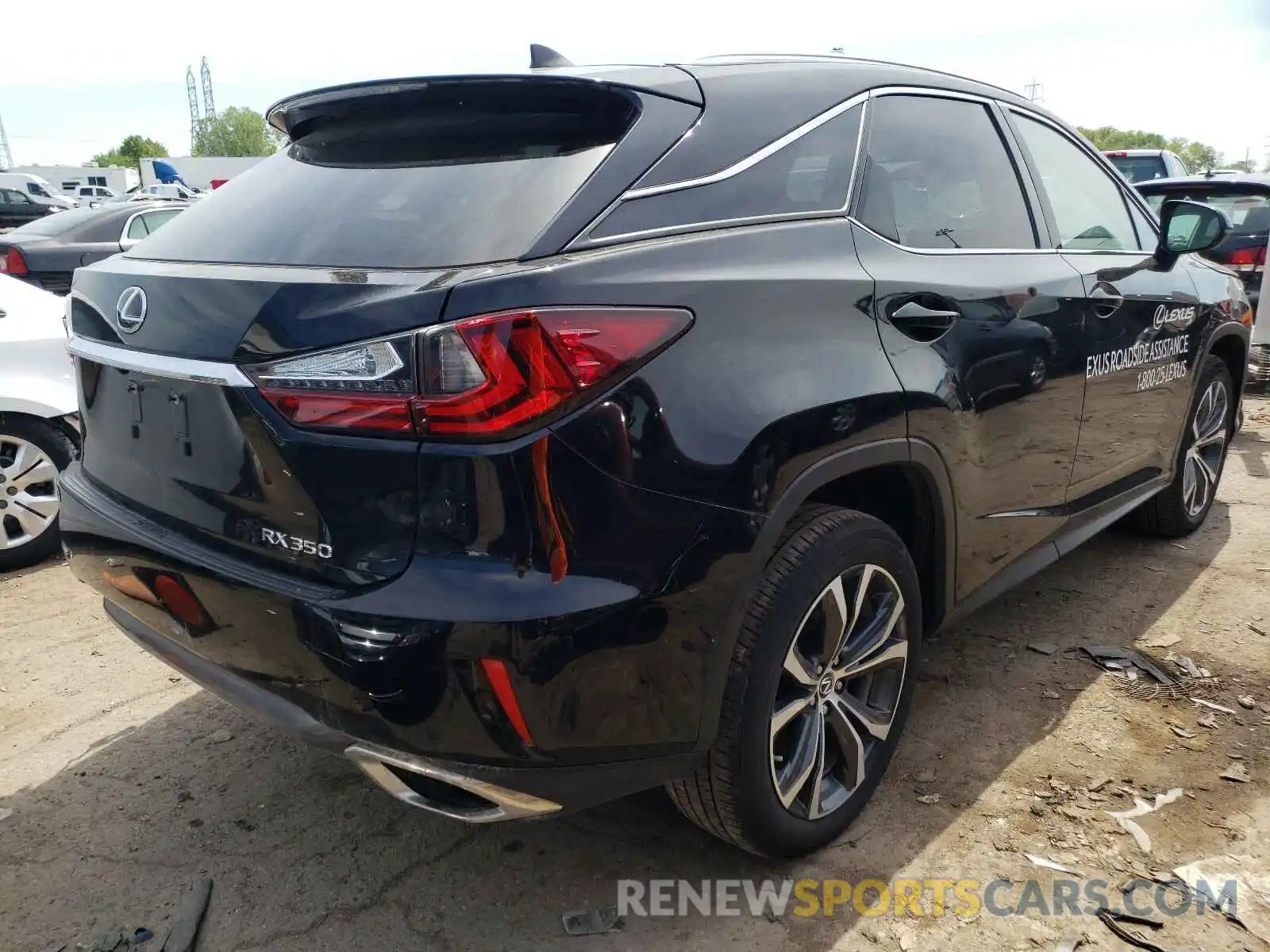 4 Photograph of a damaged car 2T2BZMCA0KC180580 LEXUS RX350 2019