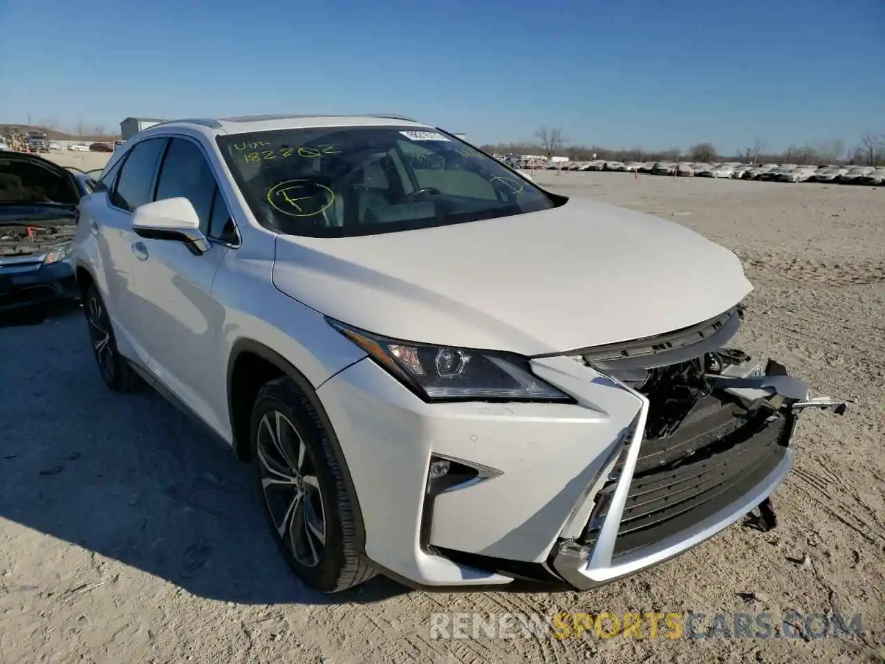 1 Photograph of a damaged car 2T2BZMCA0KC182202 LEXUS RX350 2019