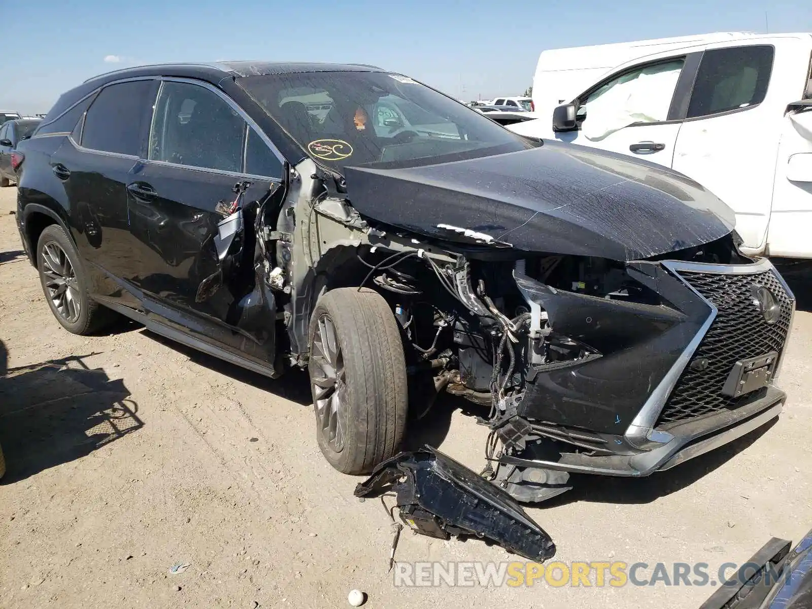 1 Photograph of a damaged car 2T2BZMCA0KC183561 LEXUS RX350 2019