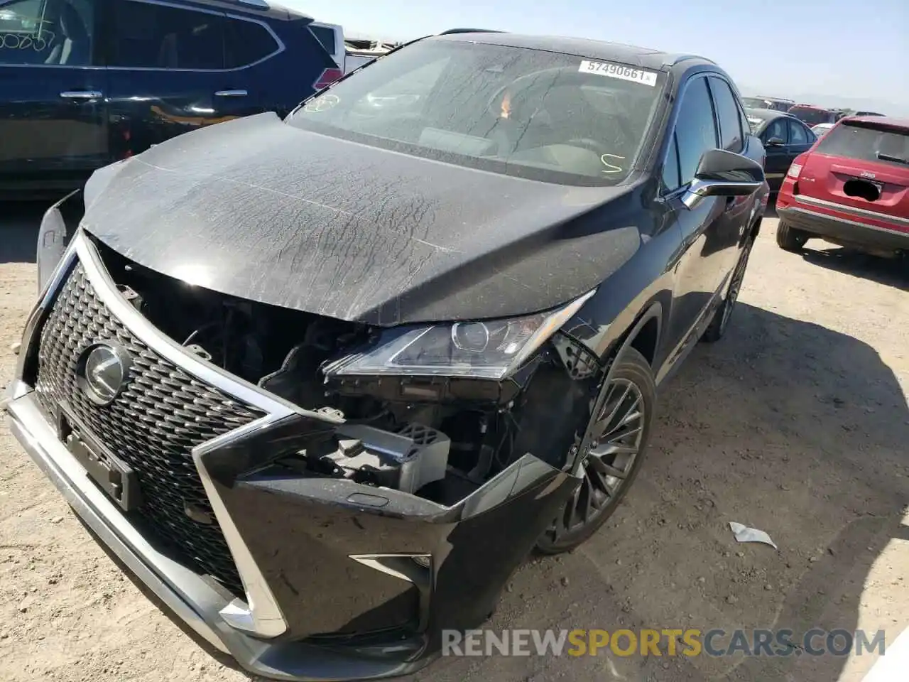 2 Photograph of a damaged car 2T2BZMCA0KC183561 LEXUS RX350 2019