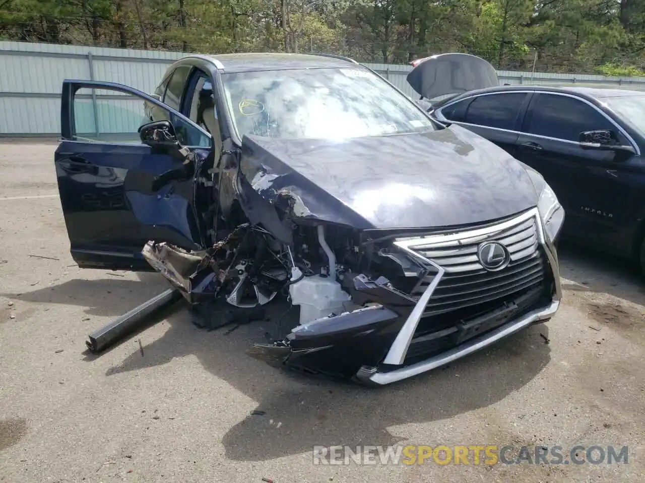 1 Photograph of a damaged car 2T2BZMCA0KC185438 LEXUS RX350 2019