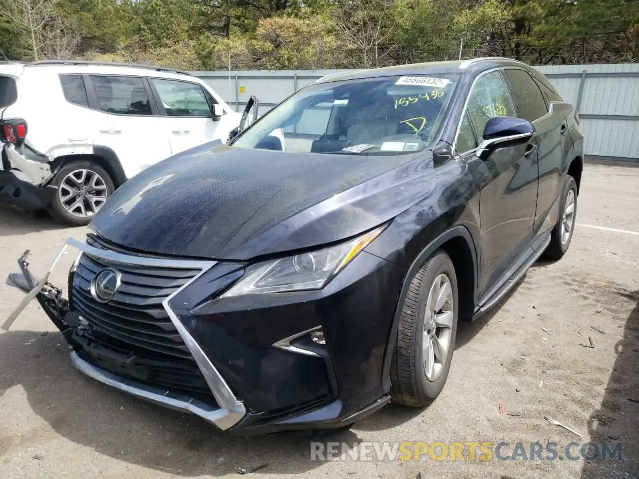 2 Photograph of a damaged car 2T2BZMCA0KC185438 LEXUS RX350 2019