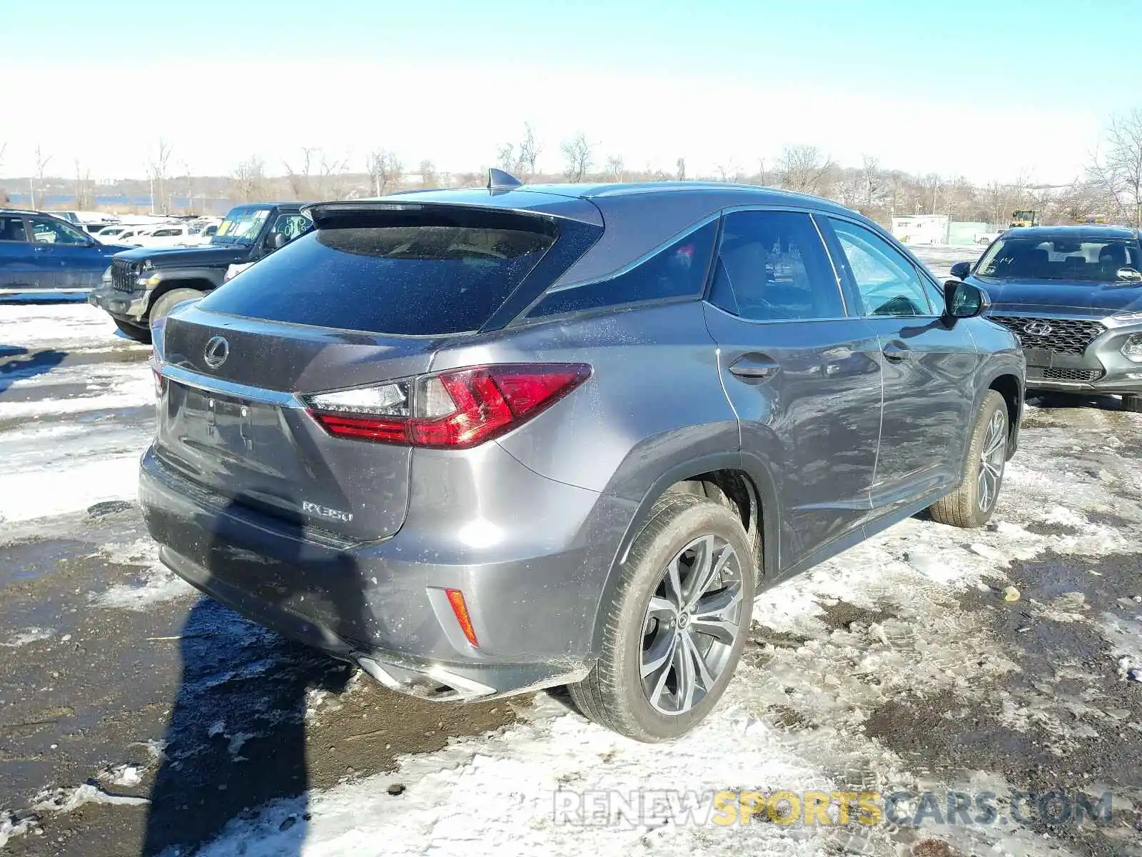 4 Фотография поврежденного автомобиля 2T2BZMCA0KC190154 LEXUS RX350 2019