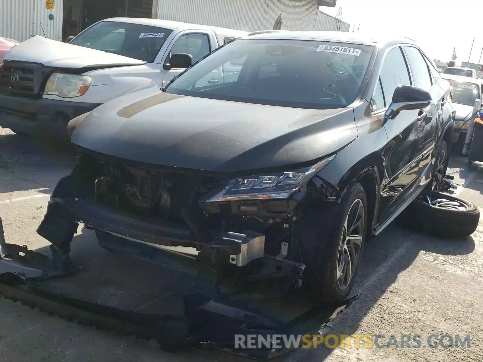 2 Photograph of a damaged car 2T2BZMCA0KC195127 LEXUS RX350 2019