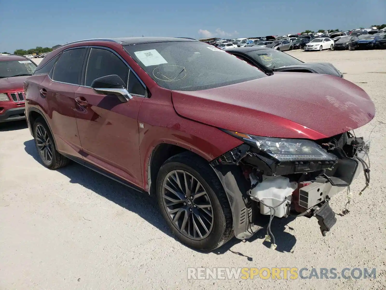 1 Photograph of a damaged car 2T2BZMCA0KC196794 LEXUS RX350 2019