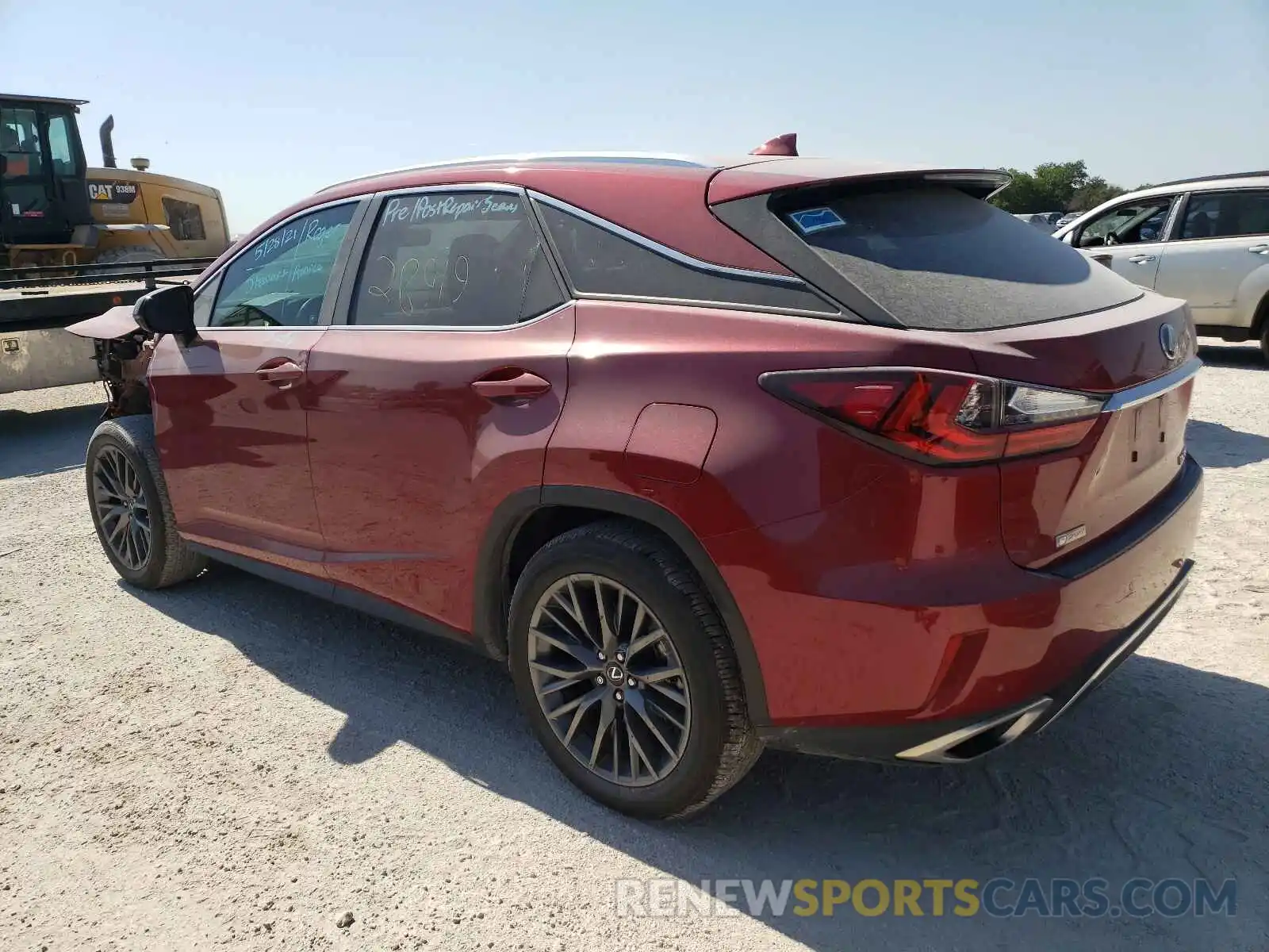 3 Photograph of a damaged car 2T2BZMCA0KC196794 LEXUS RX350 2019