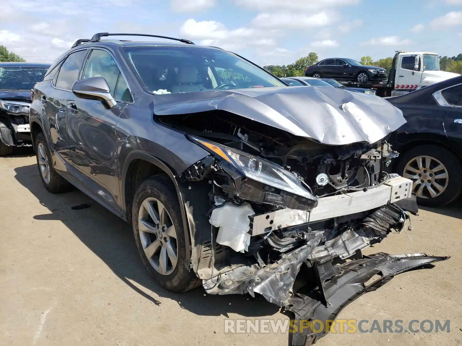 1 Photograph of a damaged car 2T2BZMCA0KC197881 LEXUS RX350 2019