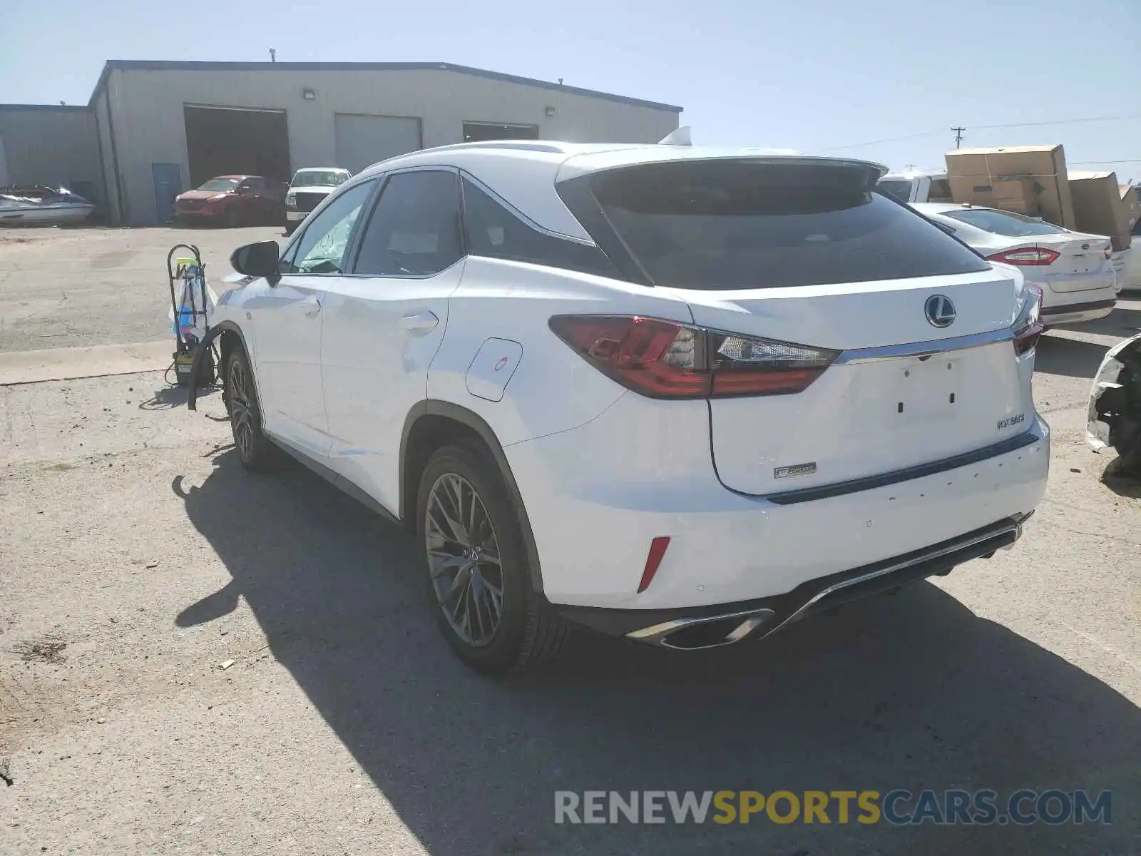 3 Photograph of a damaged car 2T2BZMCA0KC203601 LEXUS RX350 2019